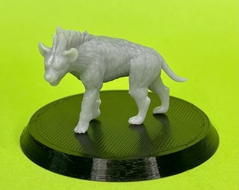 32mm Hyena Miniature - Resin 3D Printed Tabletop Figure