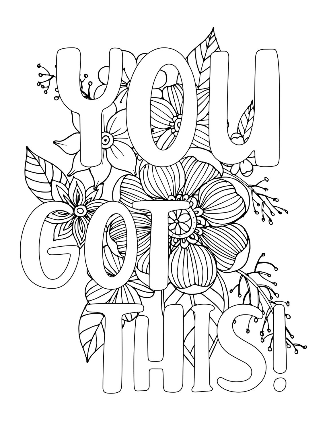 20 Growth mindset coloring pages | Etsy