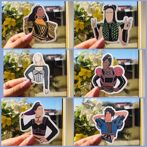 Six The Musical Sticker Pack