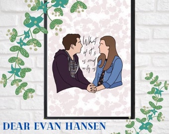 Printable - Dear Evan Hansen - Only Us - A4 Digital Art Print Instant Download PDF & PNG