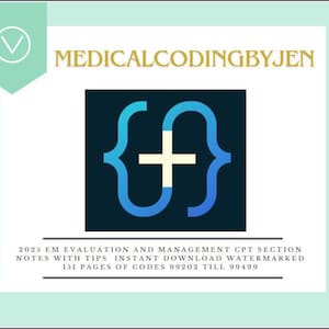 2025 EM Evaluation and Management CPT Tips  instant download watermarked section