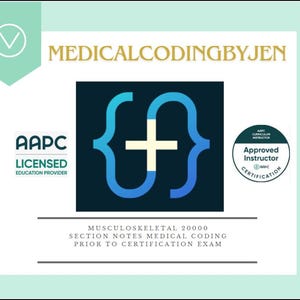 Musculoskeletal section CPT notes medical coding certification exam prep Instant download handwritten notes CPC CCS