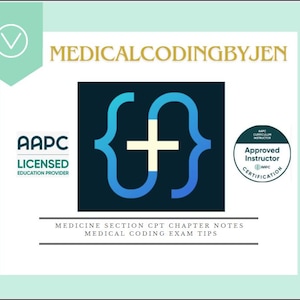 90000 Medicine CPT Section bundles, tips, vocabulary, and clinical coding examples Instant Download Watermarked