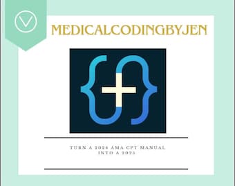 Turn 2024 CPT Book into 2025 with written examples including typed changes medical coding study notes