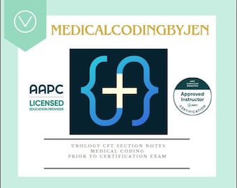 Sección de Urología Libro CPT Páginas 394-417 Notas con marca de agua cpc coc cic cpma ccs cca examen de certificación de codificación médica