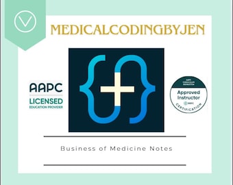 Codificación médica: Apuntes para exámenes sobre el negocio de la medicina (Descarga inmediata)