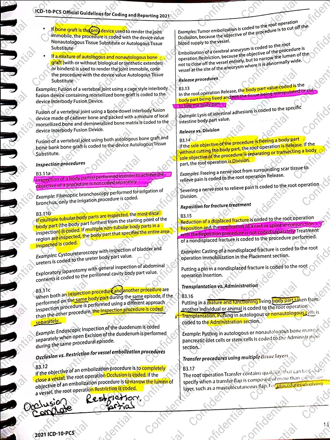 CPC ICD10 PCS Guidelines 2021 Etsy