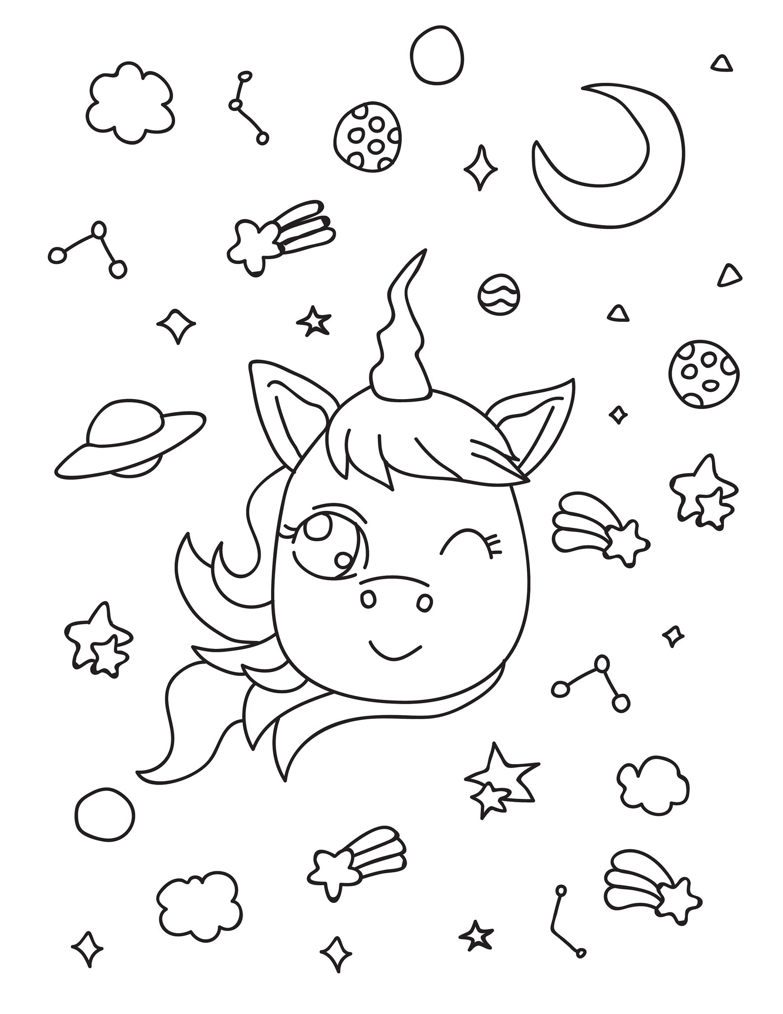 Livre de coloriage de licorne  Etsy