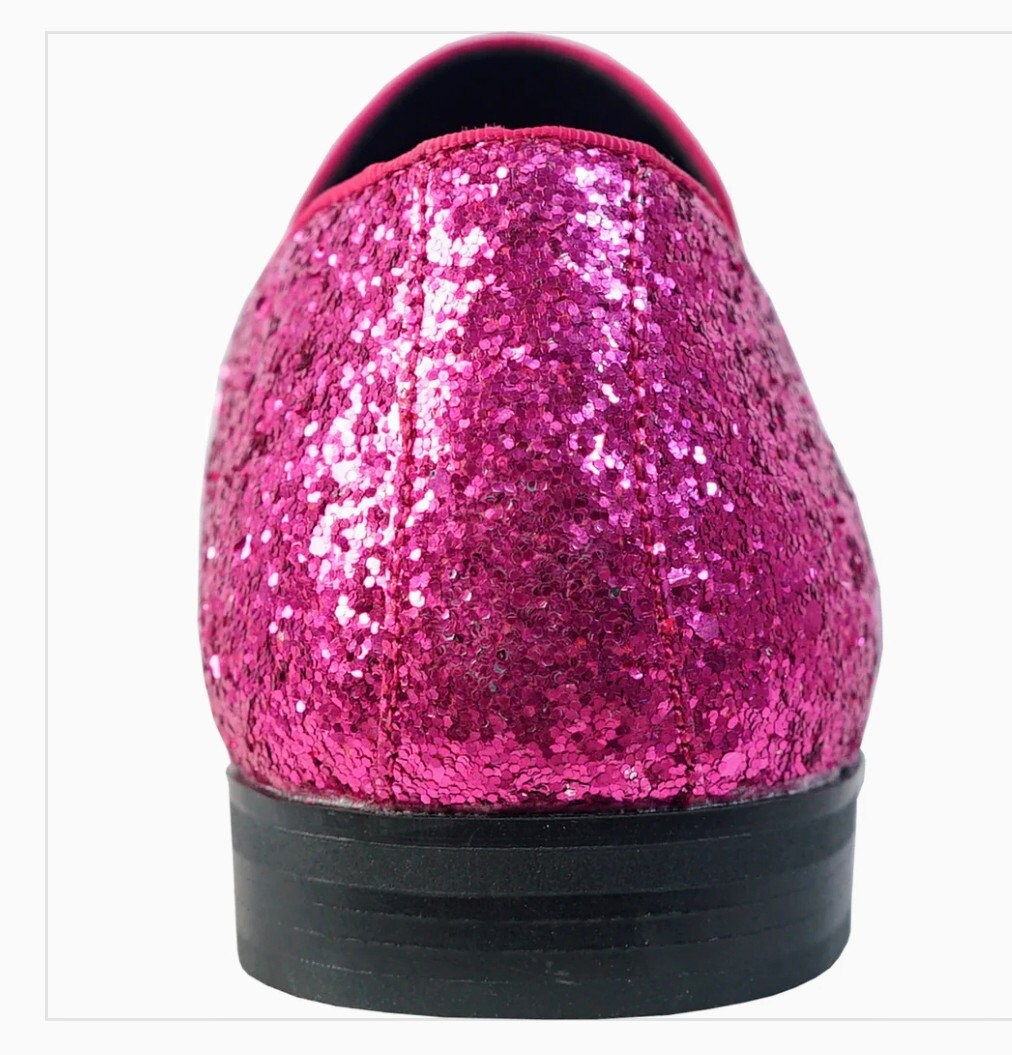 Hot pink glitter best sale shoes