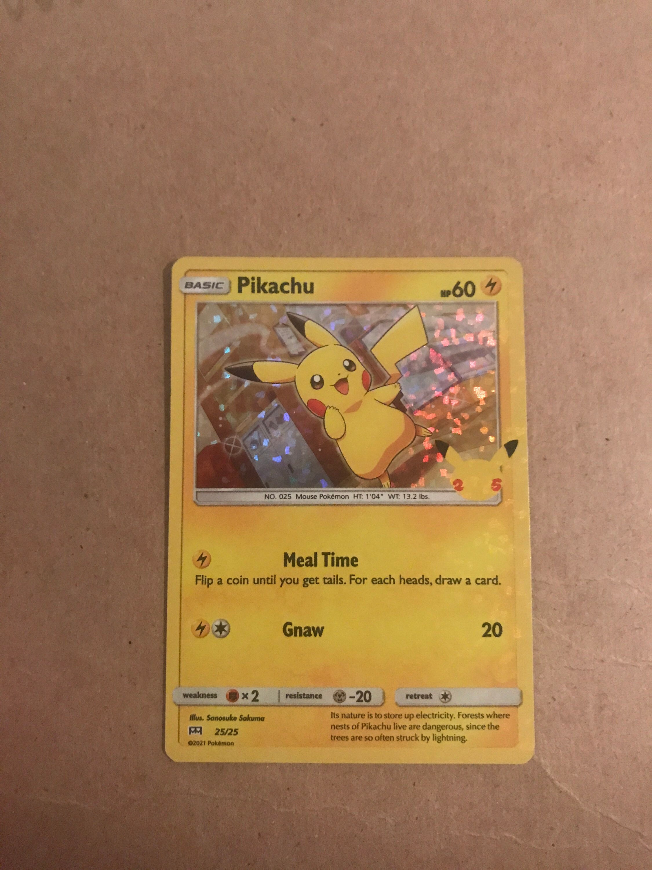 Pikachu McDonalds 25th anniversary promos Etsy