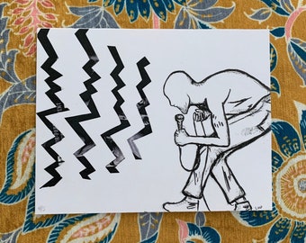 Henry Rollins 5" x 6.5" Art Print