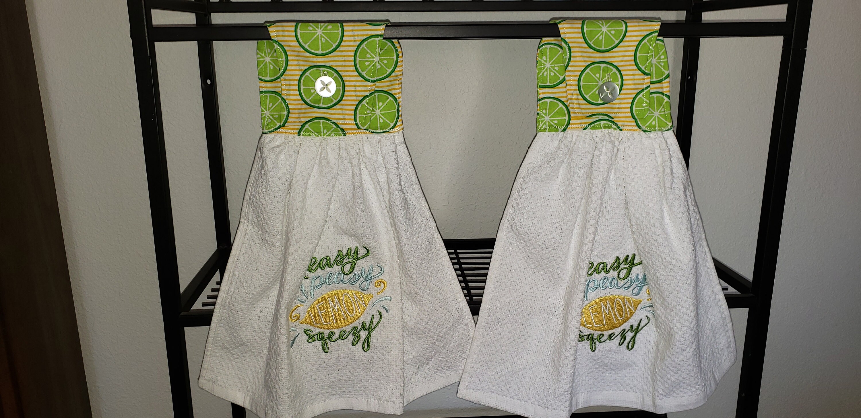 Hängende Küchenhandtücher 3er Set Geschirrtücher Zitronen | Etsy