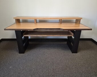 Large Studio Desk 80", Music Production Desk, Recording Studio Workstation