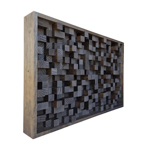 3D Skyline Diffuser Professional Acoustic Treatment: Acoustic Panel for Pro-Studio, Listening Rooms - Finished Stained