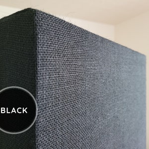 RECYCLED COTTON - Acoustic Panel in Burlap Fabric: Sound Absorber for Studios, Home Theatres, Control Rooms