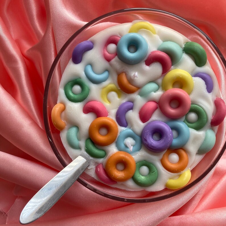 Cereal Bowl Candle 100 Soy Wax Home Decor Gift Etsy