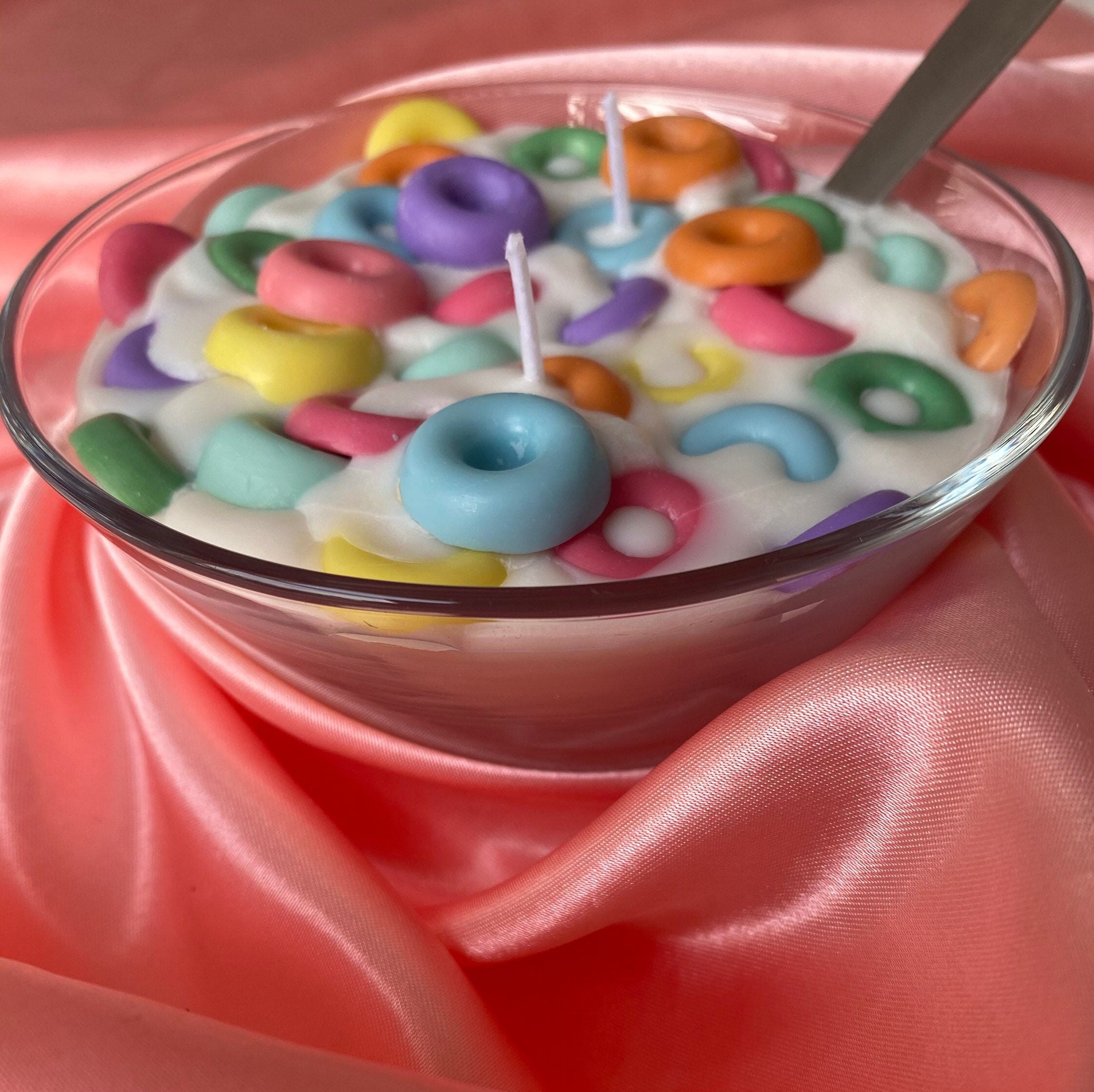 Cereal Bowl Candle 100 Soy Wax Home Decor Gift Etsy