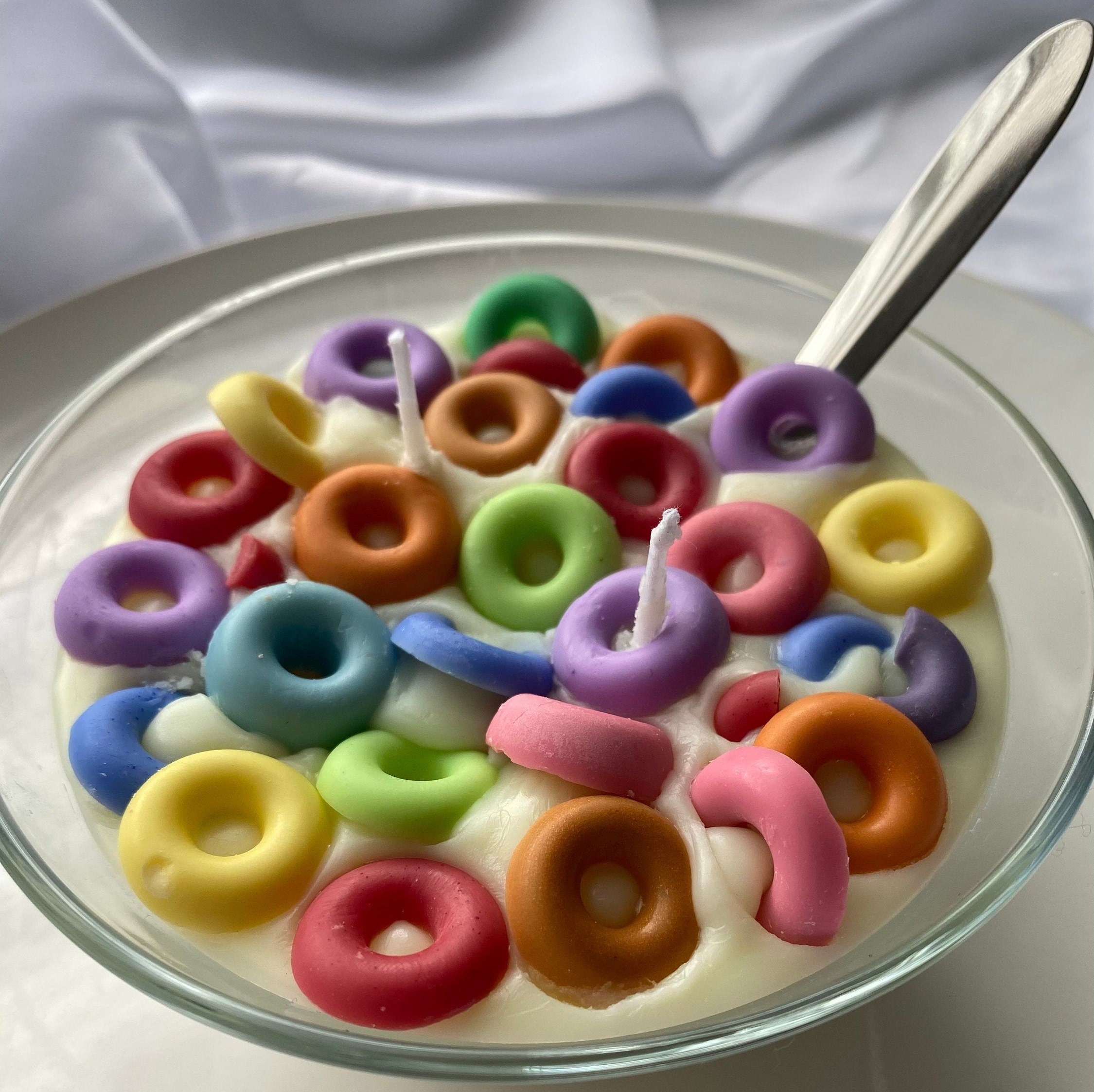 Cereal Bowl Candle 100 Soy Wax Home Decor Gift Etsy