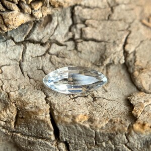 Natural White Sapphire/ Marquise Shape/ Heated Sapphire/ African Sapphire/ Precious Sapphire/ Loose Sapphire/ Faceted Sapphire/ Calibrated