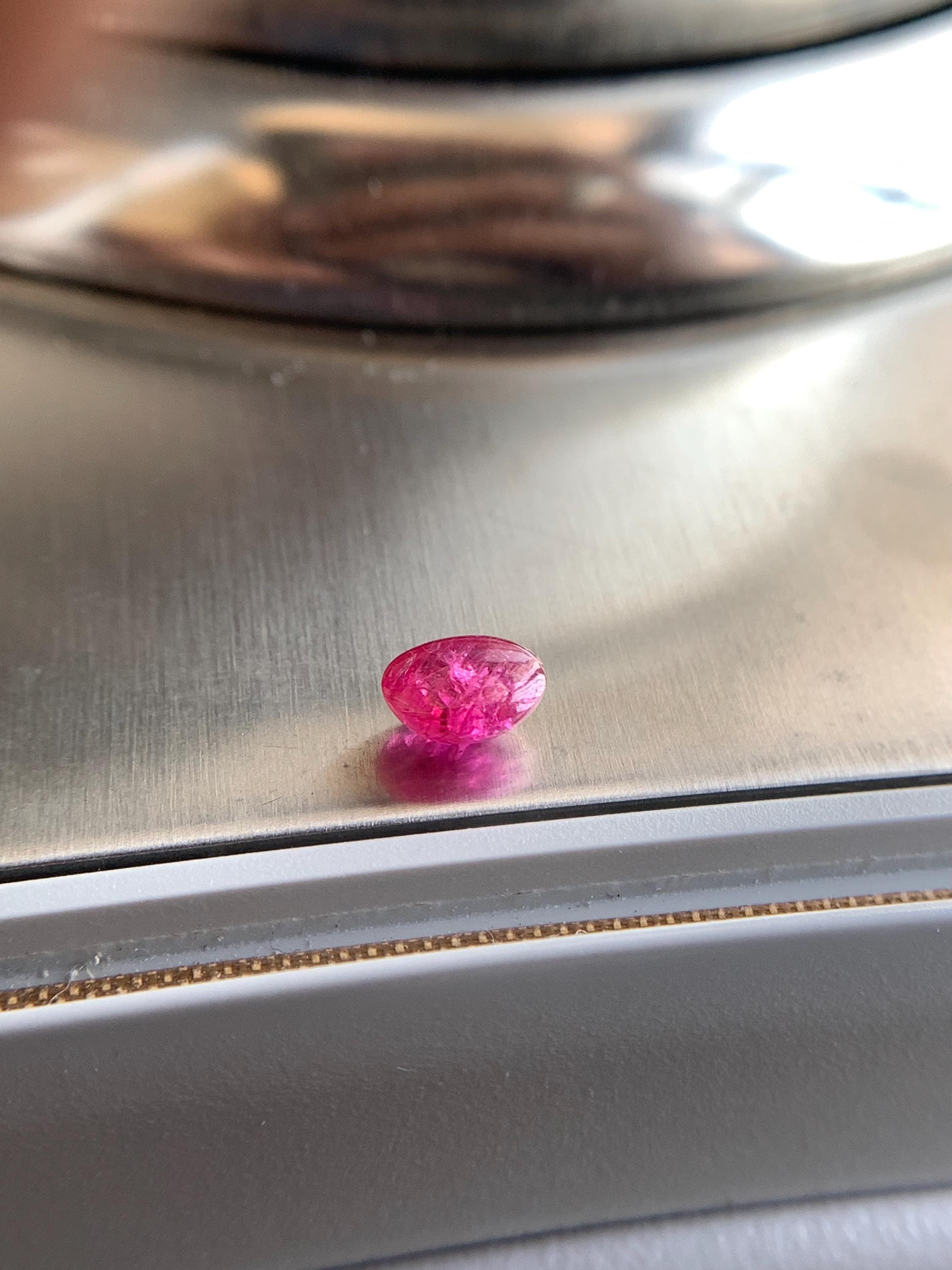 Oval Ruby Cabochon 1.08 Ct | Natural Unheated East African Ruby