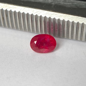Certified Natural Ruby | 1.42 Carat Oval Cut | Loose Mozambique Gem
