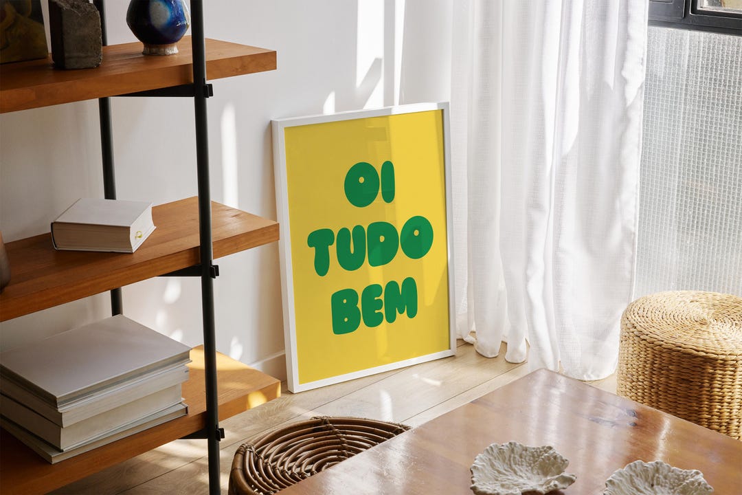 Oi Tudo Bem Printable Wall Art (digital Download) - Etsy