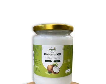 Cold pressed Extra Virgin Coconut Oil Healthy Cooking Oil Skin Care Hair Treatment Oil Pulling