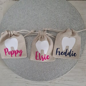 Personalised tooth fairy bags