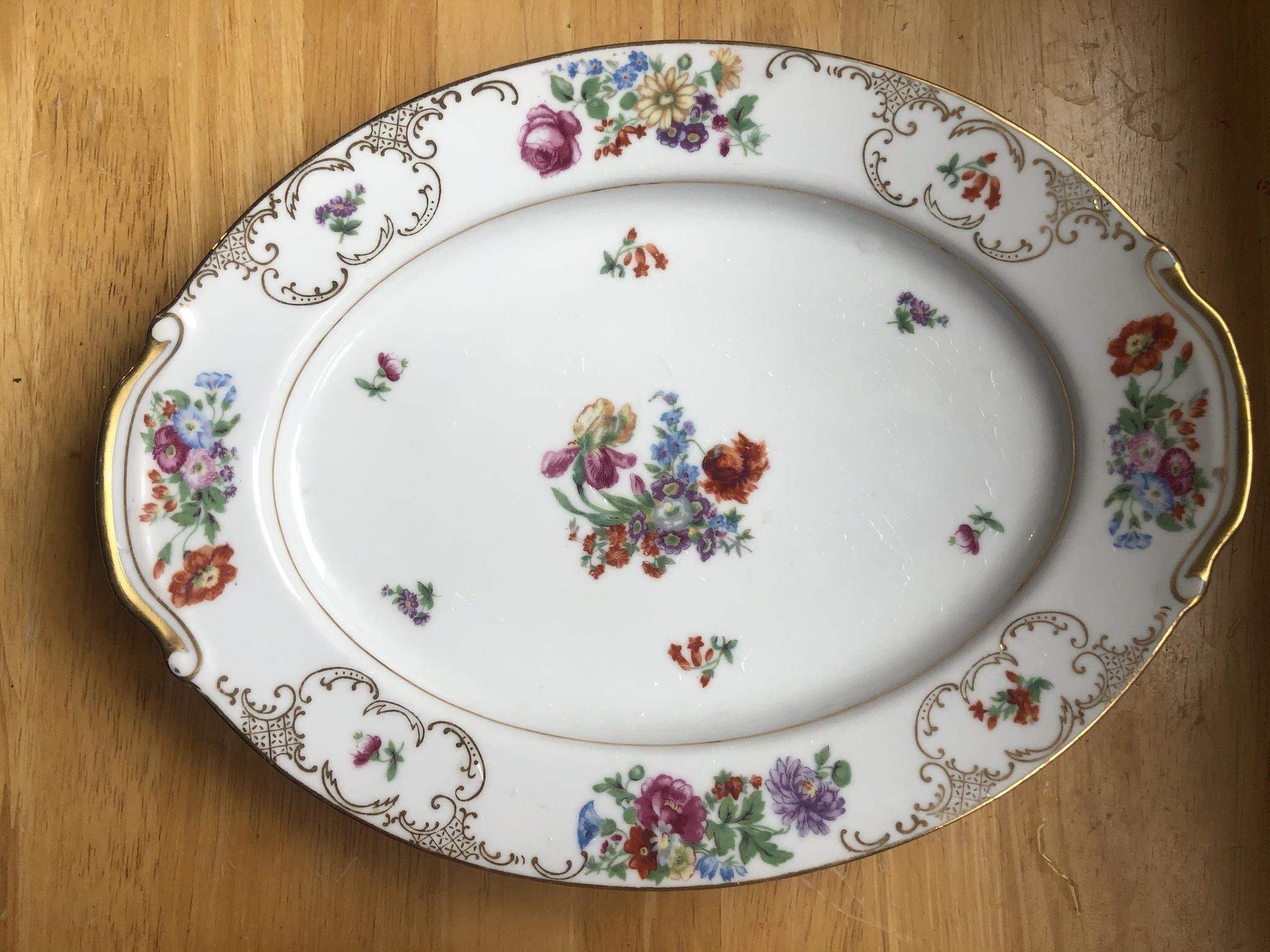 S.G.K China Made in Occupied Japan Centerpiece Serving Plate Etsy