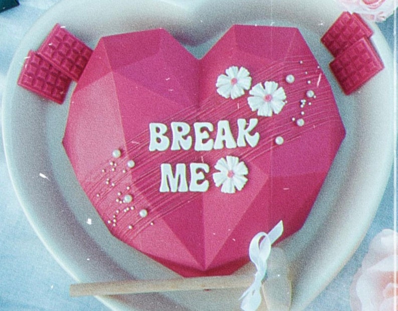 Custom Breakable Heart Valentines Day Gift Birthday Gift Etsy