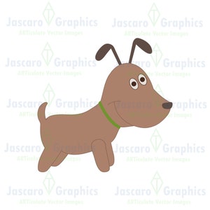 Cartoon hond clipart digitale grafische instant download