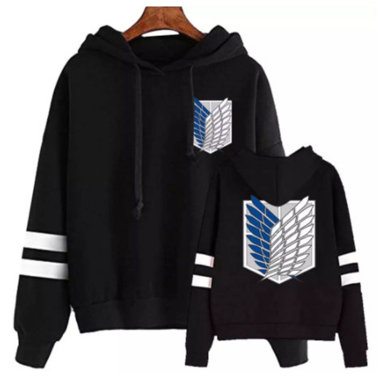 Anime Uniform Printed Hoodie AOT Levi Hooded Sweatshirts | Etsy