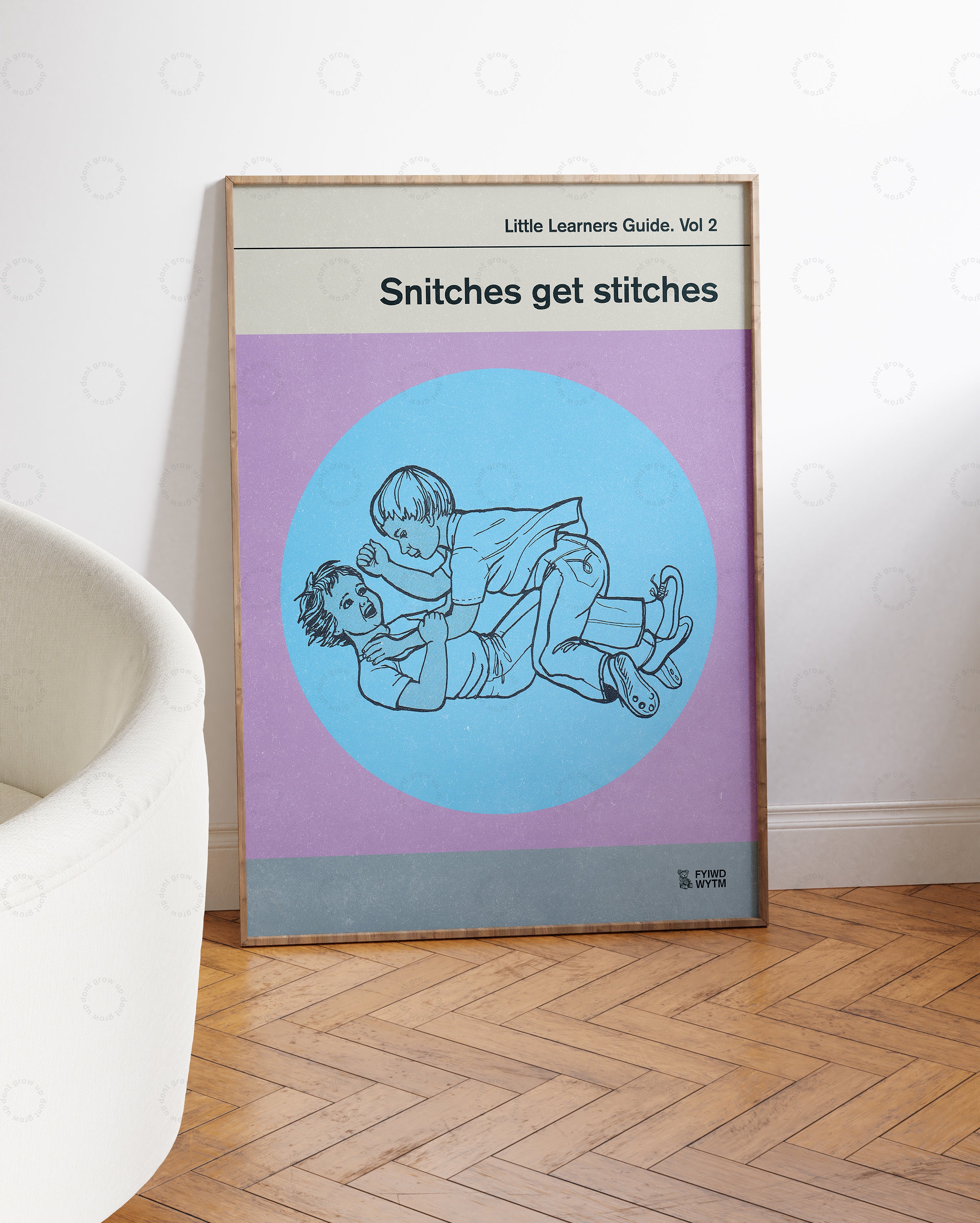 Vol 2. Snitches Get Stitches Poster Retro Book Cover Etsy