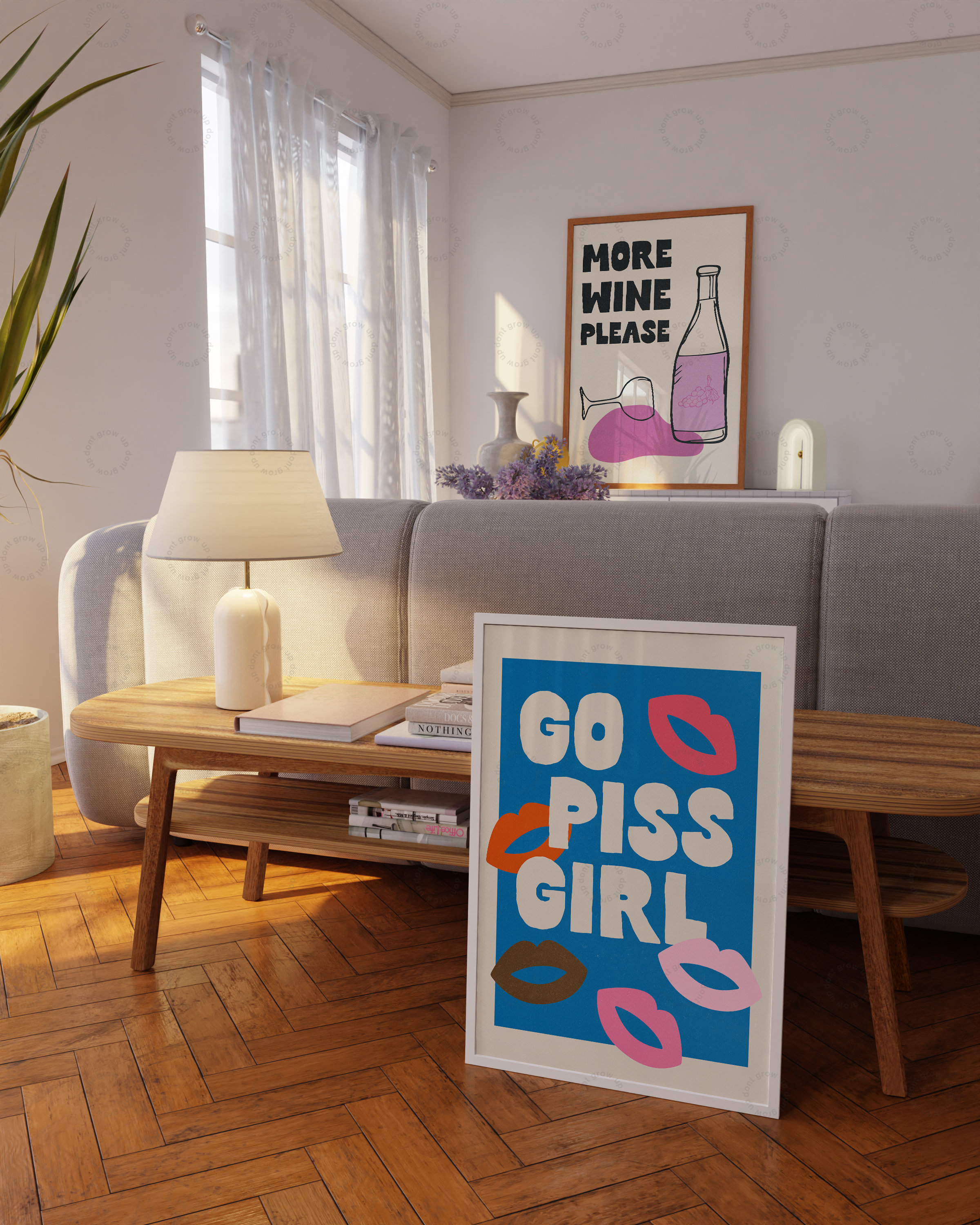 Go Piss Girl Print, TV Series Poster, Kitchen Art, Bathroom Print ...