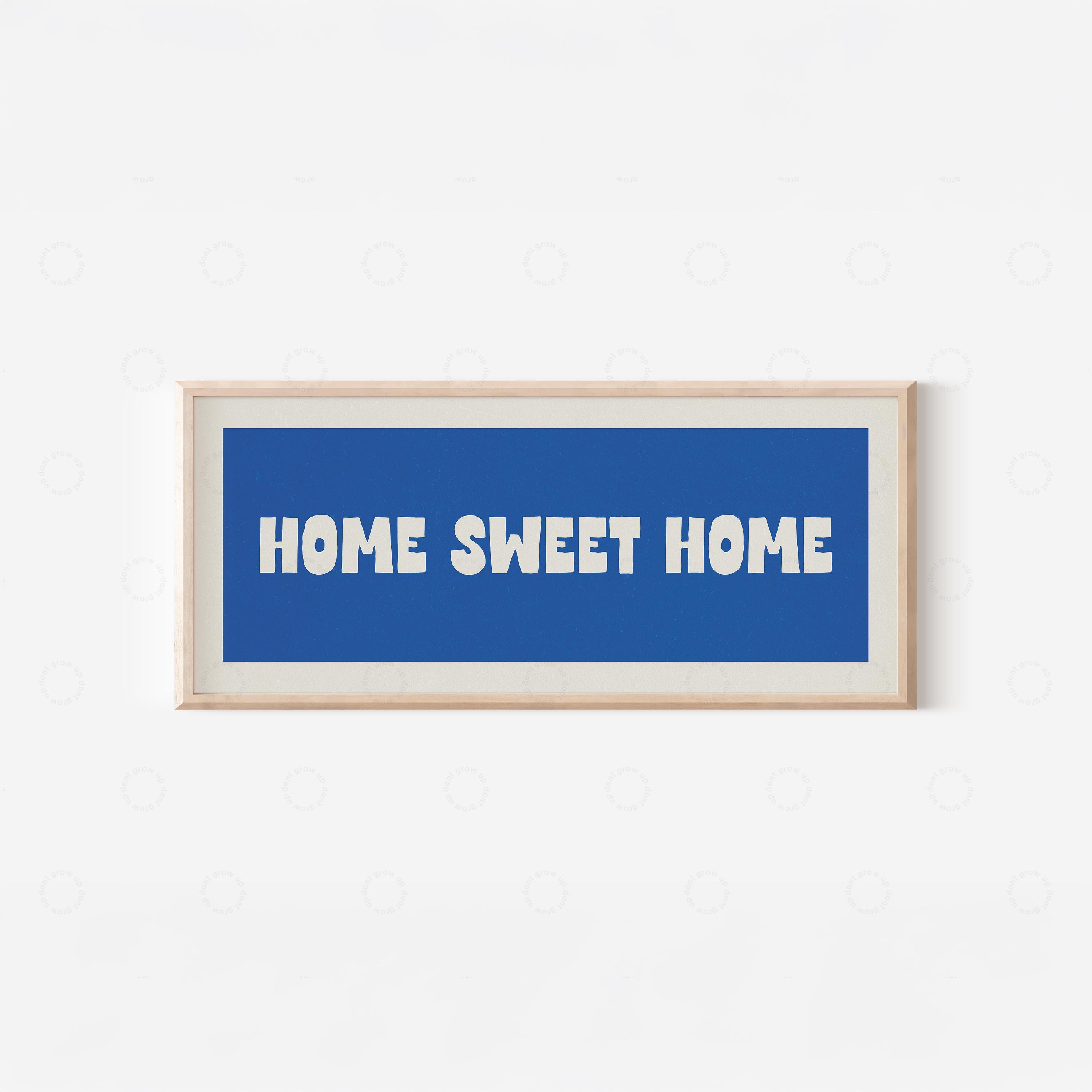 Home Sweet Home Print – Above Door Wall Art, Hallway Typography Sign,  Horizontal Poster, Porch or Entrance Decor, Housewarming Gift - Etsy, image size:3000x3000
