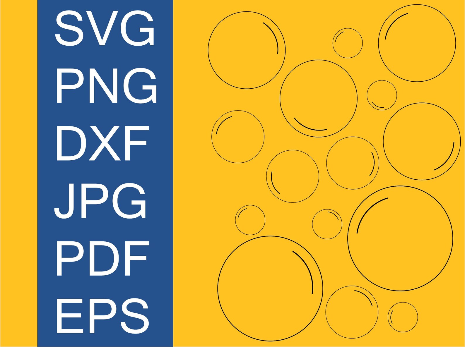 Bubbles Bundle svg png eps dxf jpg pdf/Bubble svg/Bubble Etsy