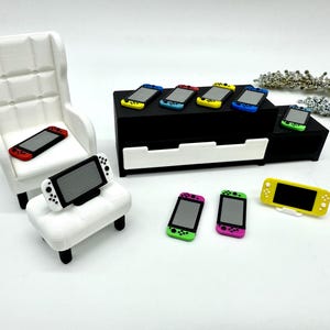 Wichtel, 1:12 Switch 1, Puppenhaus, Miniatur Spielkonsole, Fanart, 3DKidsDesigns