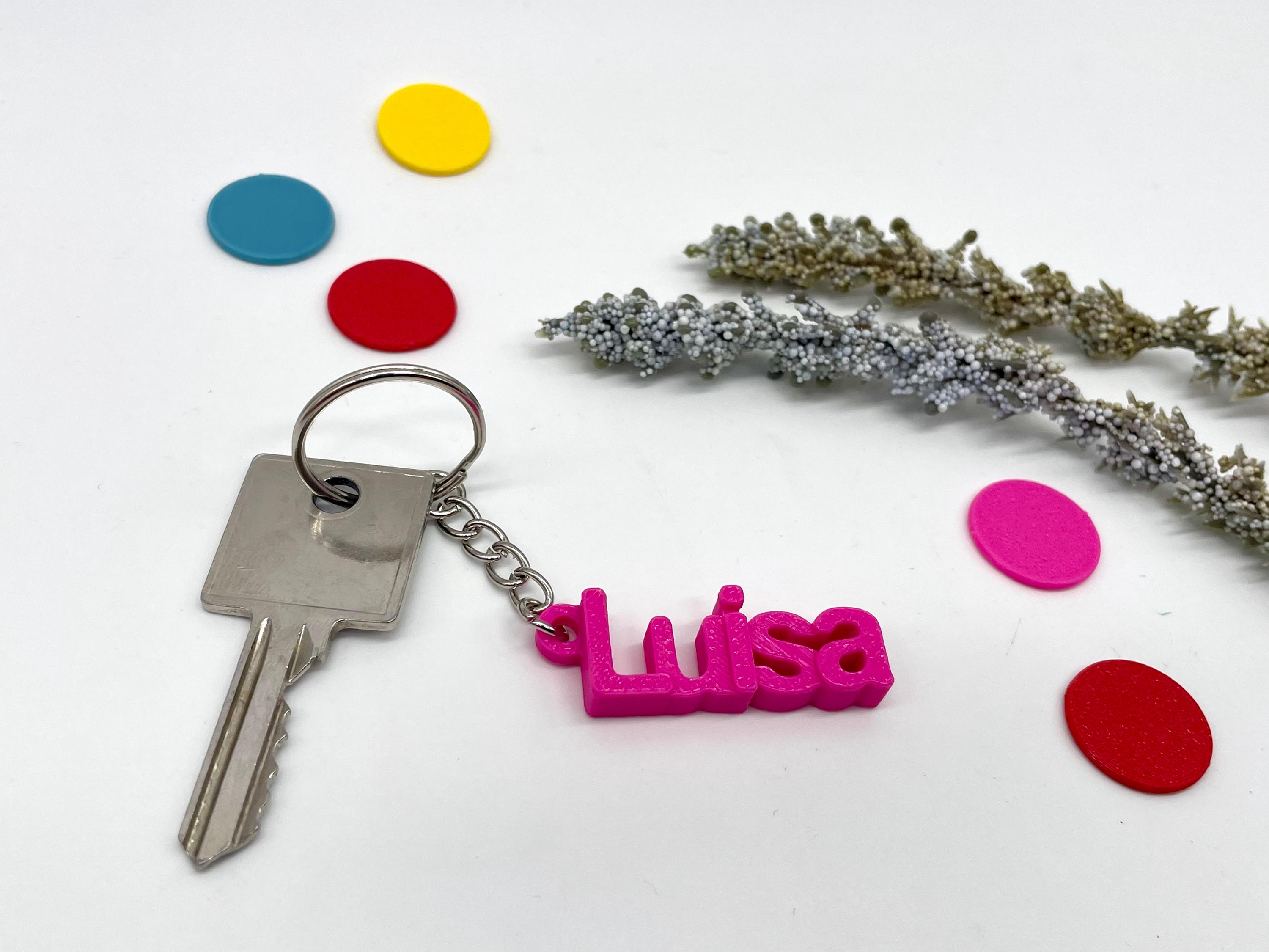 Personalisierter Schlüsselanhänger Mit Namen Für Die Abschlussklasse