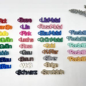 Personalized keychain with name, gift for starting school 2026, 3DKidsDesigns image 2
