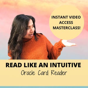 Read Like an Intuitive Card Reader masterclass by Psychic Karla Myra, Oracle Card Readings, Fast Same Day Delivery, Intuition Development