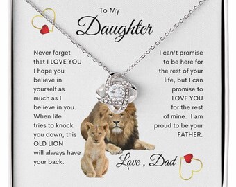 Daughter | Love Knot Necklace | Dad