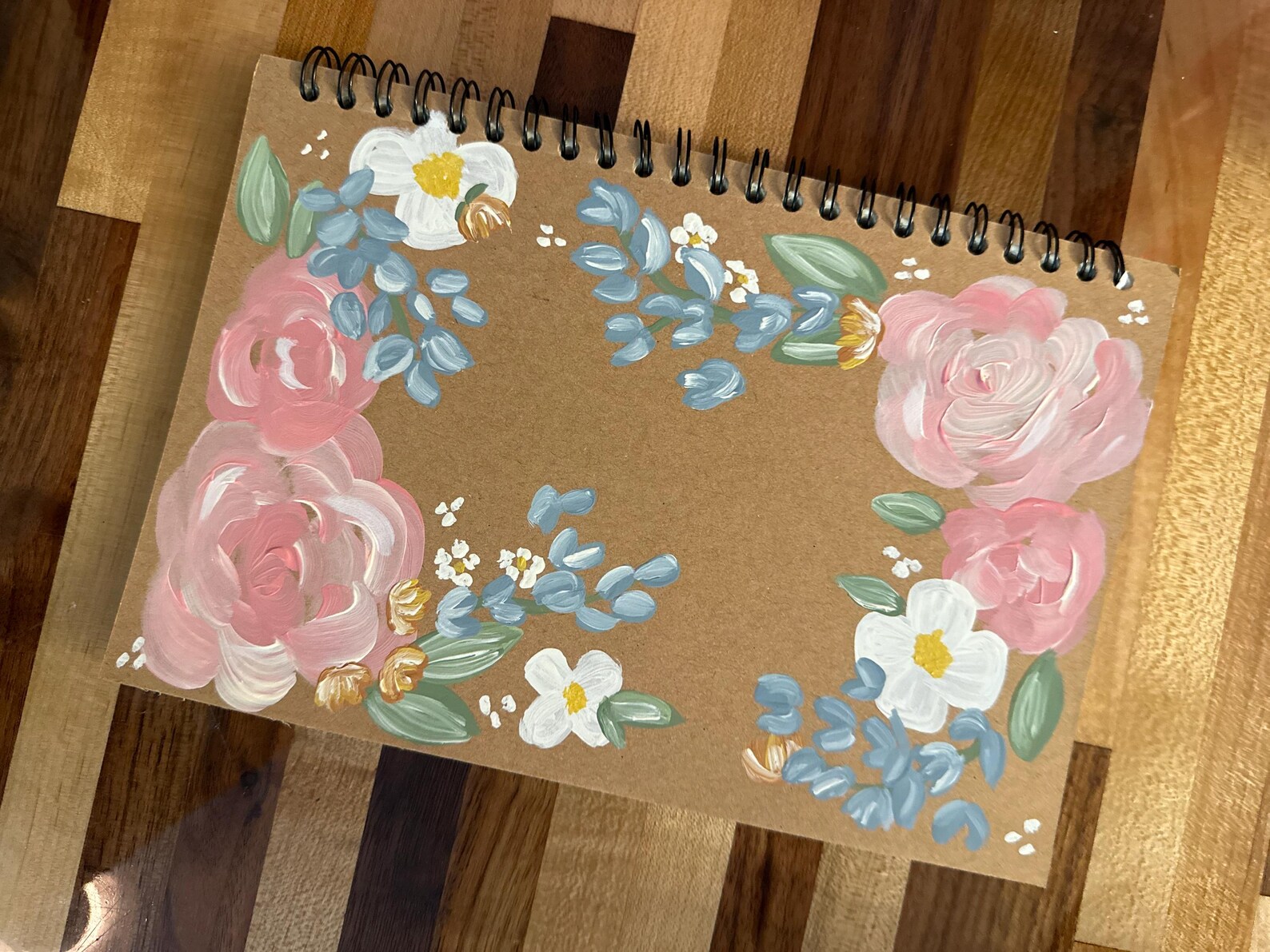 Notebook Note Taking Design Custom Notebook | Painted Notebook | Note Taking | Cook Book | Planner ...