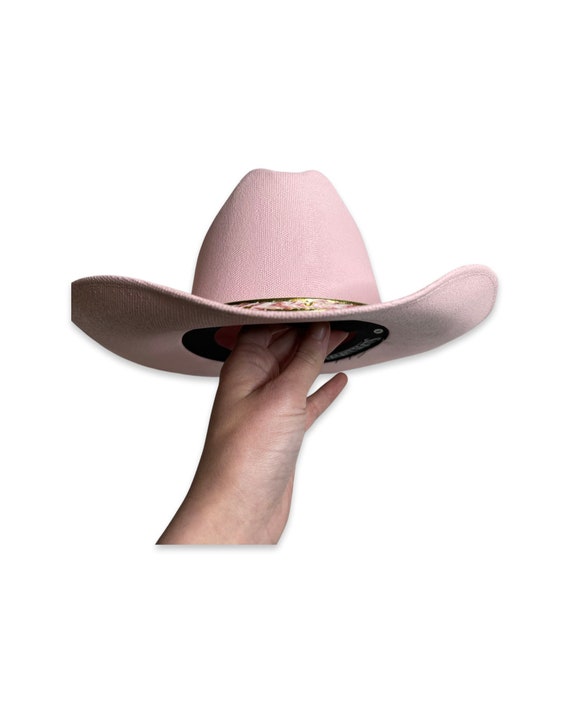Summit Women's Cowboy Hat Size Medium Pink with G… - image 10