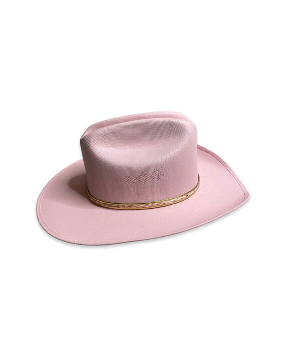 Summit Women's Cowboy Hat Size Medium Pink with G… - image 5