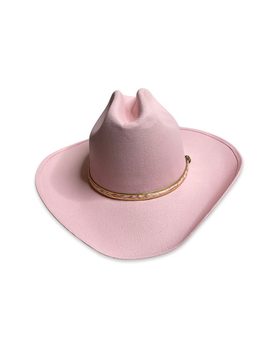 Summit Women's Cowboy Hat Size Medium Pink with G… - image 6