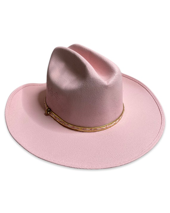 Summit Women's Cowboy Hat Size Medium Pink with G… - image 1