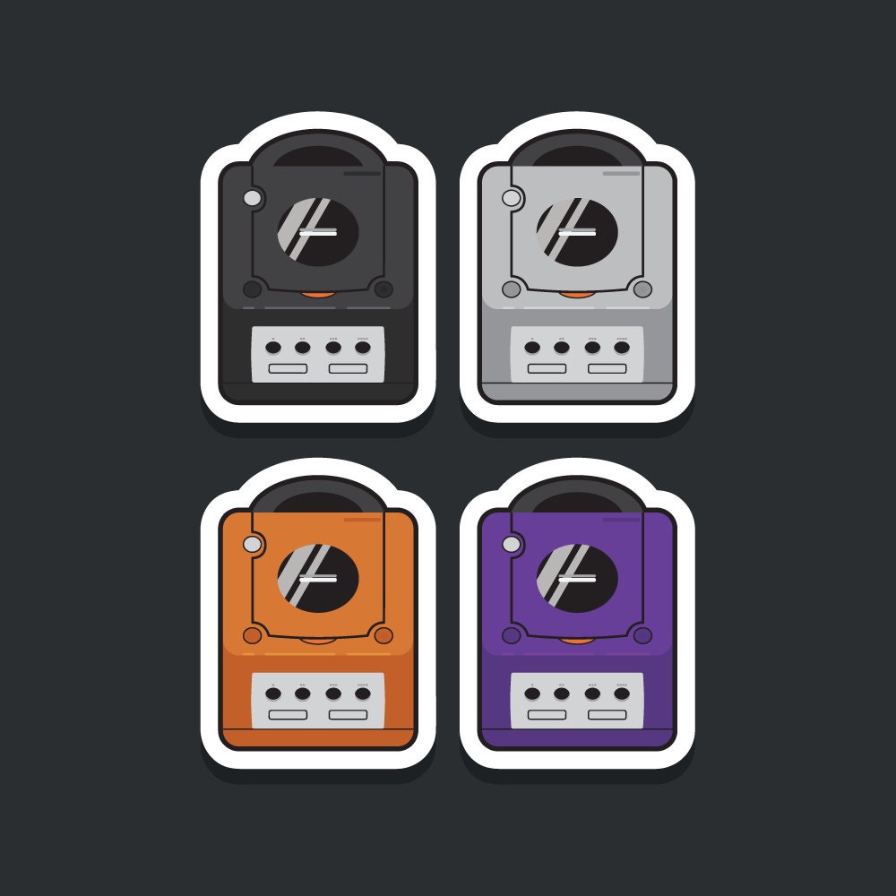 Gamecube Stickers Etsy