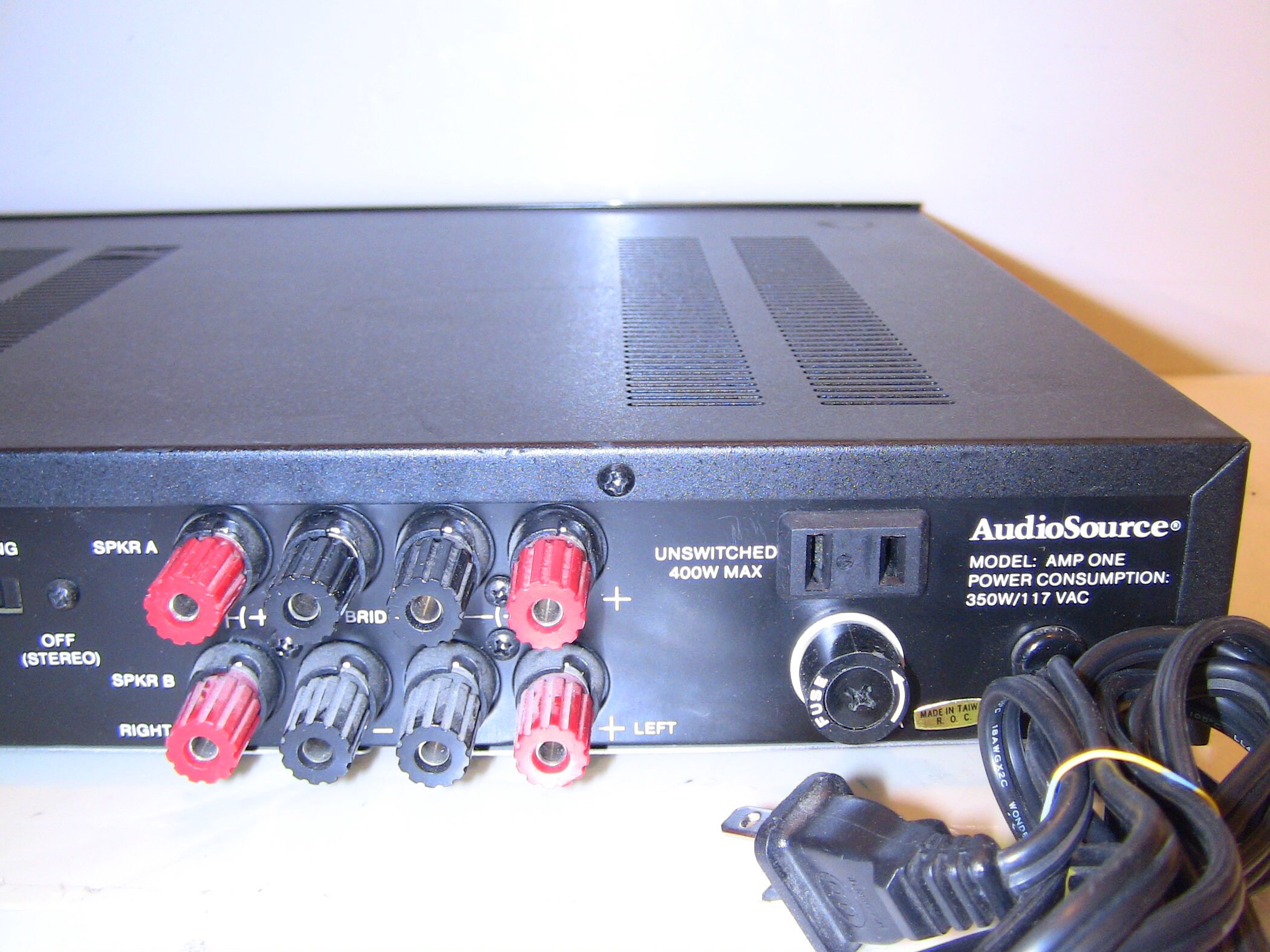 AudioSource Model AMP One Stereo Power Amplifier Vintage Audio Etsy
