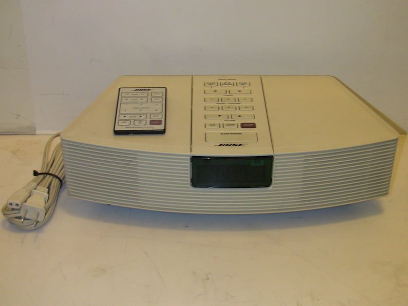 BOSE Wave Radio Model AWR11W AM/FM Dual Alarm Clock Desktop Etsy