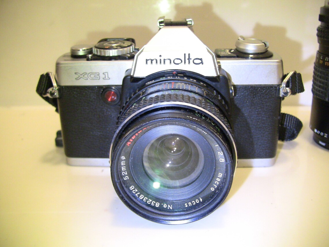 Minolta XG1 35mm SLR Film Camera w/ Albinar f1.8 52mm Etsy